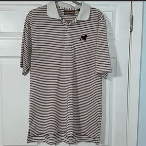 Size L, Men’s Boutique Polo with MS State Logo